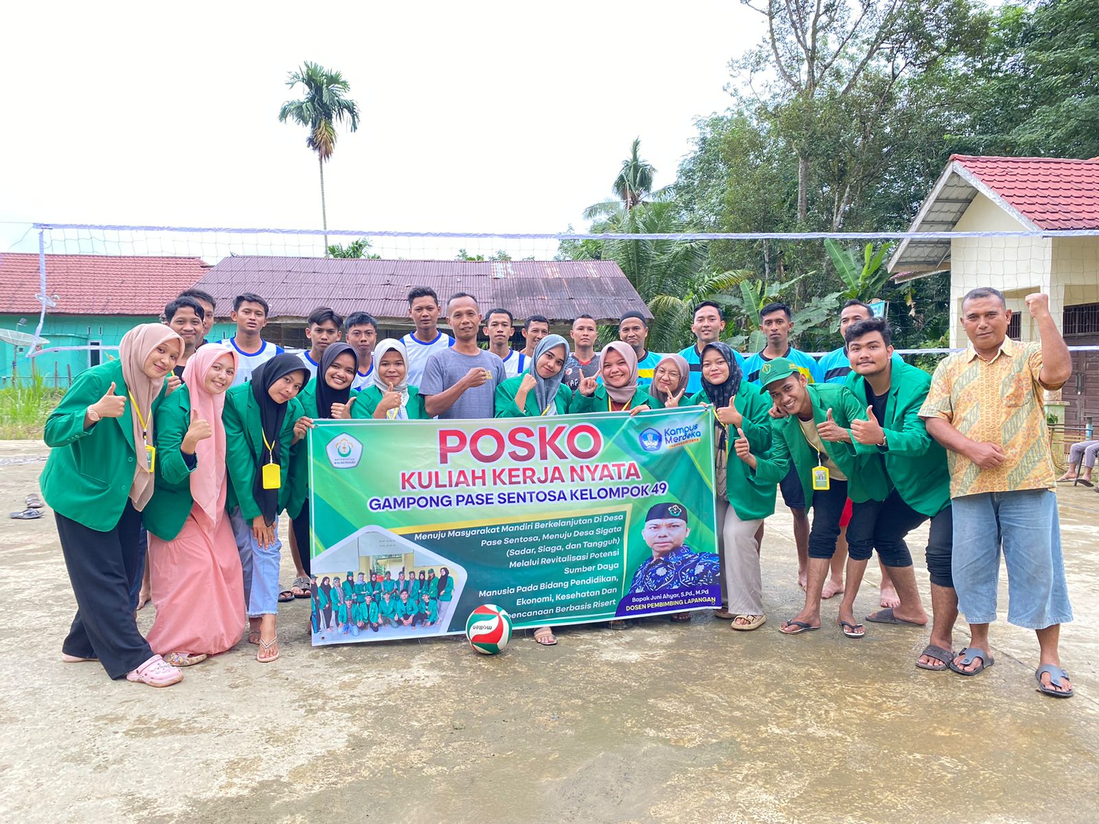 Mahasiswa KKN 49 Adakan Turnamen Voli untuk Pemuda Gampong Pase Sentosa