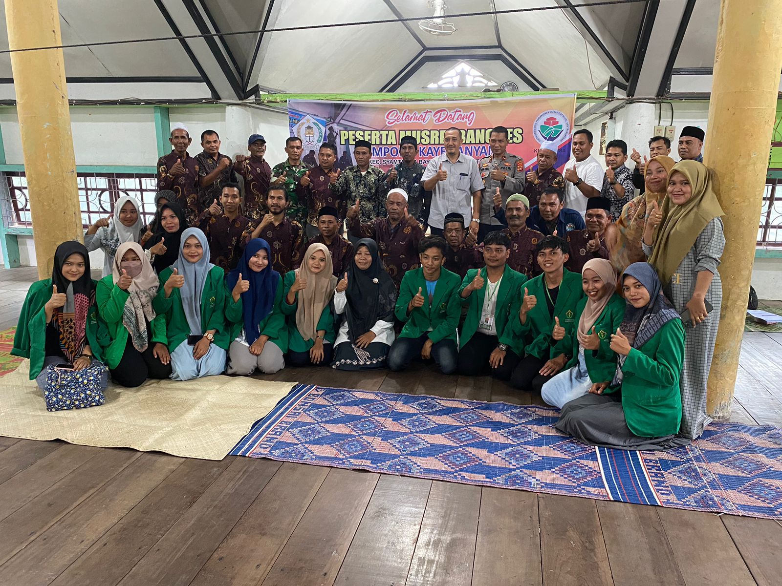 Mahasiswa KKN 85 Ikut Berpartisipasi Dalam Acara Musrembangdes Kayee Panyang